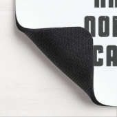 Shhhhhhは、だれも気になりません マウスパッド (コーナー)