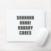 Shhhhhhは、だれも気になりません マウスパッド (マウス)