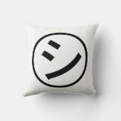 Shi Kana ㋛ Kana Smiling絵文字/絵文字 クッション (裏面)