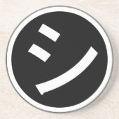 Shi Kana ㋛ Kana Smiling絵文字/絵文字 コースター (正面)
