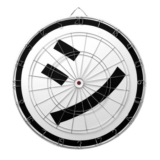 Shi Kana ㋛ Kana Smiling絵文字/絵文字 ダーツボード (正面)