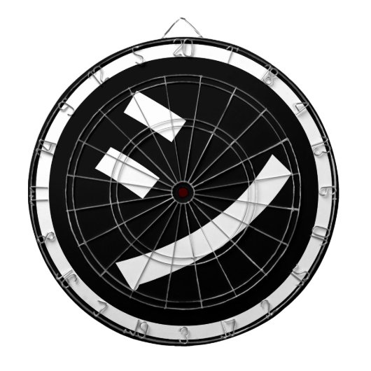 Shi Kana ㋛ Kana Smiling絵文字/絵文字 ダーツボード (正面)