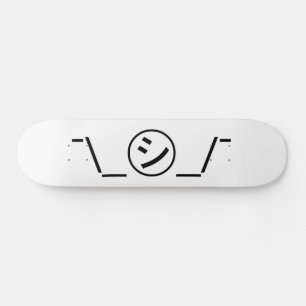 Shi Kana Shrug Emoticonの二㋛つー/ Kaomoji日本の スケートボード