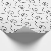 Shi Kana Shrug Emoticonの二㋛つー/ Kaomoji日本の ラッピングペーパー (角)