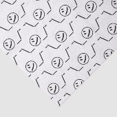 Shi Kana Shrug Emoticonの二㋛つー/ Kaomoji日本の 薄葉紙 (詳細)