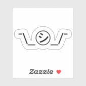 Shi Kana Shrug Emoticonの二㋛つ/ Kaomoji日本の S シール (シート)