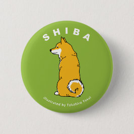 Shibaの円形ボタン 缶バッジ