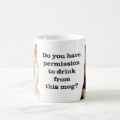 Shibaの許可 コーヒーマグカップ (中央)
