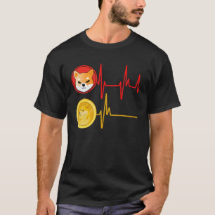 SHIBAコインvs. Dogecoinハートビート$Shib Hodler Dog Tシャツ