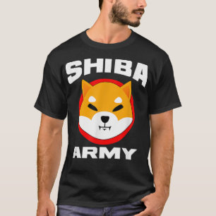 SHIBA ARMY暗号トークン暗号通貨財布Shib Tシャツ