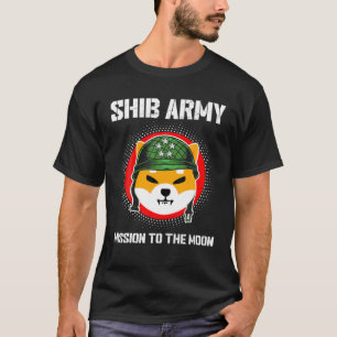 Shiba Army Shiba Inuコイン 暗号トークン 暗号通貨 Tシャツ