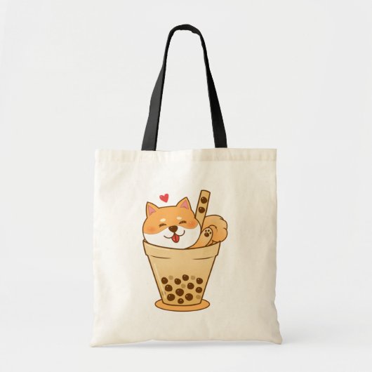Shiba Boba トートバッグ (正面)
