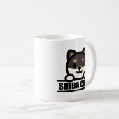 SHIBA CREW - チーム柴犬デザイン コーヒーマグカップ (正面右)