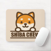 SHIBA CREW - チーム柴犬デザイン マウスパッド (マウス)