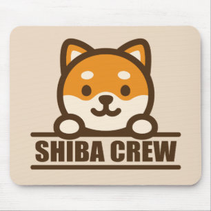 SHIBA CREW - チーム柴犬デザイン マウスパッド