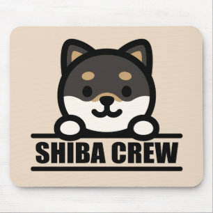 SHIBA CREW - チーム柴犬デザイン マウスパッド