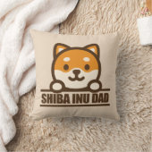 SHIBA INU パパ - 誇り高き柴犬パパデザイン クッション (ブランケット)