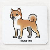 shiba inu マウスパッド (正面)