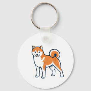 Shiba Inu ー Standing キーホルダー