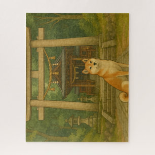 Shiba Inu at the Shrine Gate ジグソーパズル