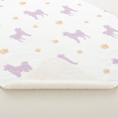 Shiba Inu Blanket – Minimal Lavender Gift  シェルパブランケット (3/4)