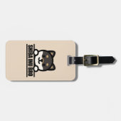 SHIBA INU BRO  - かっこいい柴犬の兄貴デザイン ラゲッジタグ (正面横)
