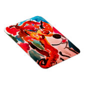 Shiba Inu cherry Japen blossom  マグネット (右側)