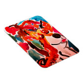 Shiba Inu cherry Japen blossom  マグネット (右側)