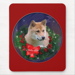 Shiba Inu Christmas Gifts マウスパッド