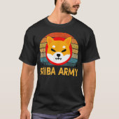 Shiba Inu Coin Crypto Token Shib Cryptocurrency Sh Tシャツ (正面)