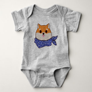 Shiba Inu cute Onesy Baby ベビーボディスーツ
