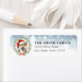 Shiba Inu Dog Return Address Labels ラベル (インサイチュ)