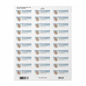 Shiba Inu Dog Return Address Labels ラベル (フルシート)