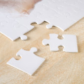 Shiba Inu Dog with Hearts Valentine's Day ジグソーパズル (側面)