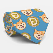Shiba Inu Dogecoin ネクタイ (ロール)