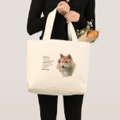 Shiba Inu Gifts ラージトートバッグ (正面(商品))