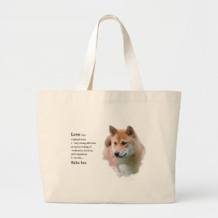 Shiba Inu Gifts ラージトートバッグ