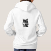 Shiba Inu Hoodie – Dual Image Front & Back パーカ (裏面)