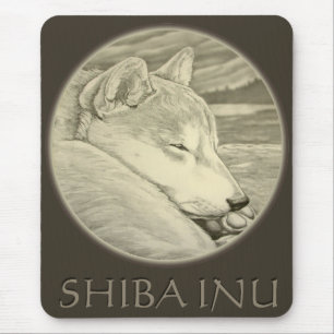 Shiba Inu Mousepad Gifts Ancient Wolf Dogs Gifts マウスパッド