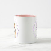 Shiba Inu Mug – Personalized Pastel Lavender Gift マグカップ (中央)