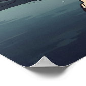 Shiba Inu Night Sky Poster ポスター (角)