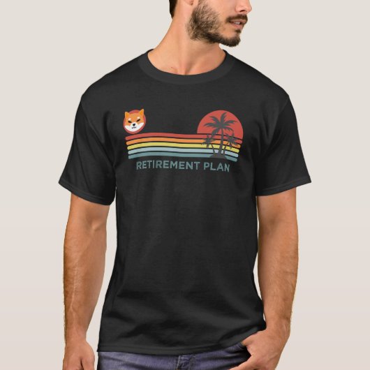 Shiba Inu SHIB Token Crypto Cryptocurrency Tシャツ (正面)