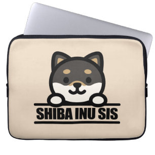 SHIBA INU SIS - かわいい柴犬の姉妹デザイン ラップトップスリーブ