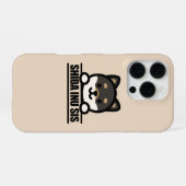 SHIBA INU SIS - かわいい柴犬の姉妹デザイン iPhoneケース (裏面横)