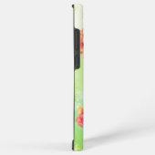 Shiba Inu with Flowers Watercolor Phone Case Samsung Galaxyケース (右側面)