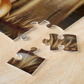 Shiba Inu with Witch Hat Halloween ジグソーパズル (側面)