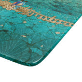 Shiba Kawase Hasuiの日本人の景色のBentenの池 カッティングボード (角)