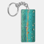 Shiba Kawase Hasuiの日本人の景色のBentenの池 キーホルダー (正面左)