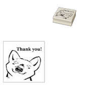 Shiba thank you! ラバースタンプ (押印)