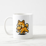 Shiba with Toast コーヒーマグカップ<br><div class="desc">Wake up with a smile and a Shiba! This mug shows a cute Shiba Inu with toast in its mouth—perfect for your morning coffee or tea. Great for dog moms, breakfast lovers, and fans of Japanese pop culture.</div>